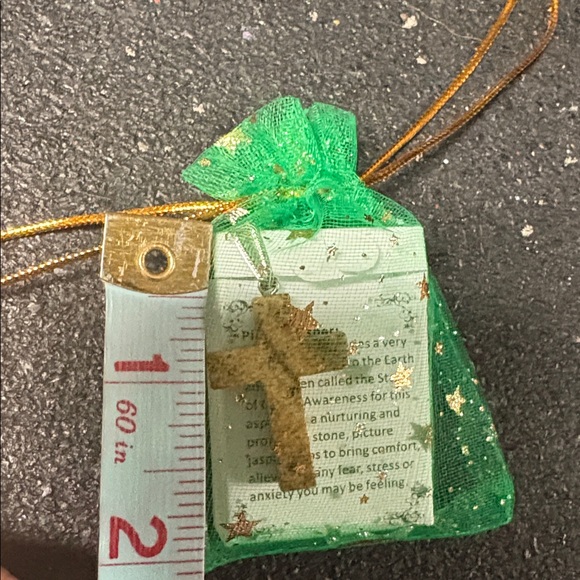 Picture Jasper Stone Cross Pendant - Picture 5 of 5